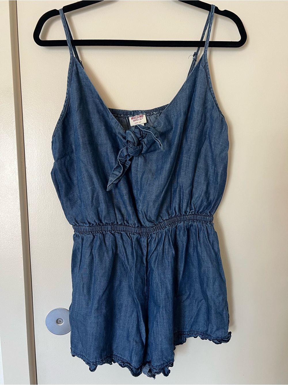 Chambray Denim Romper